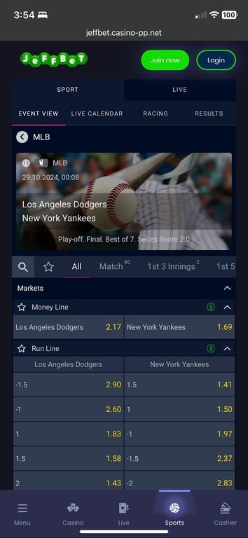 Jeffbet bookmaker review: Everything you need to know