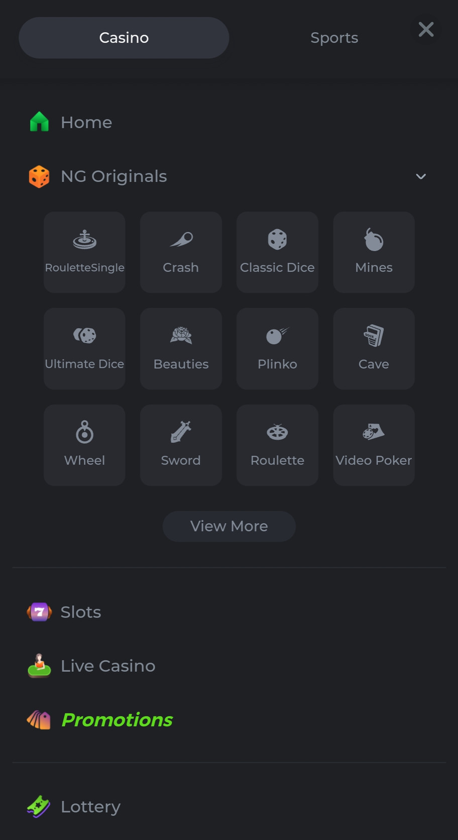Nanogames interface and design&nbsp;