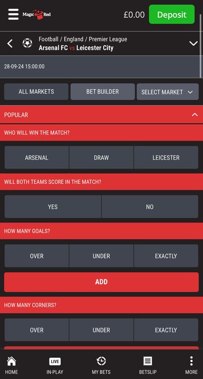MagicRed bookmaker review: Everything you need to know