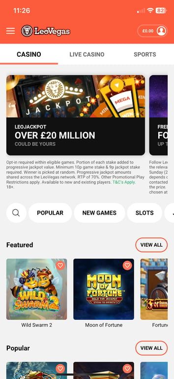 LeoVegas bookmaker review: Everything you need to know