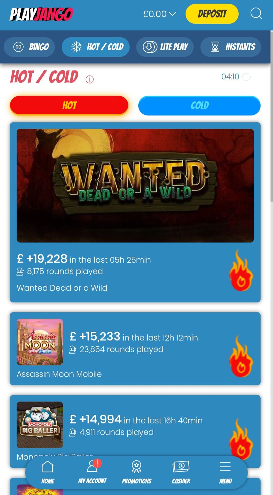 Play Jango casino review | Get £25 + 25 free spins