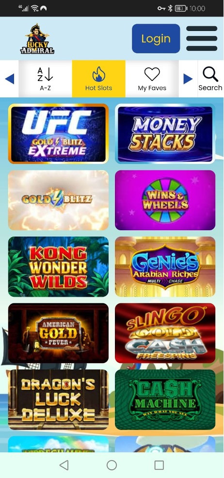 Lucky Admiral Casino Review | UK players Spin the Mega Reel