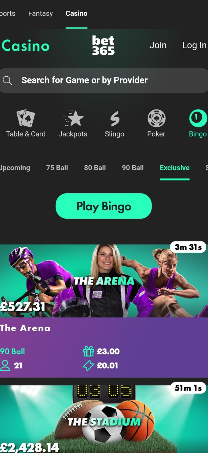 bet365 Bingo gallery image 1