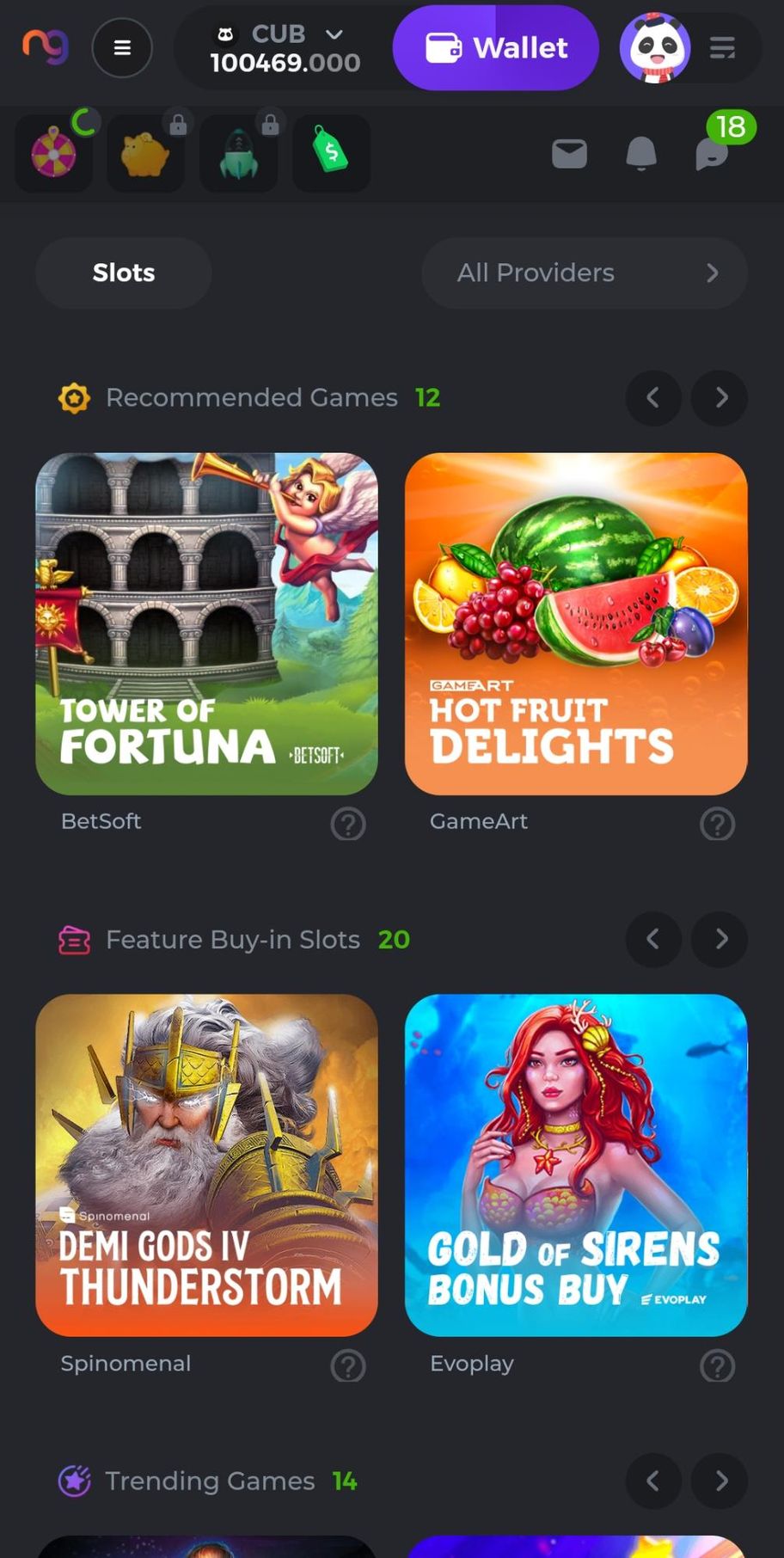 Nanogames interface and design&nbsp;