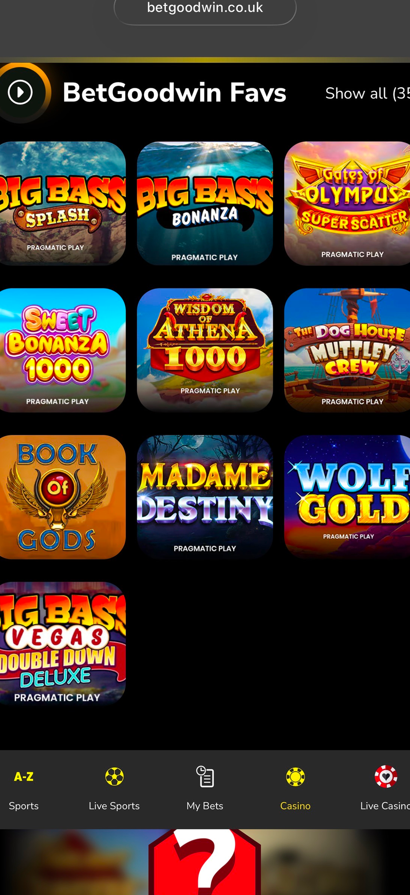 Betgoodwin Casino gallery image 2