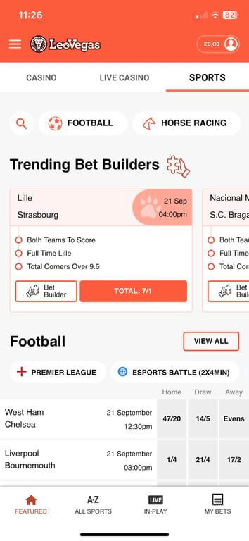 LeoVegas bookmaker review: Everything you need to know