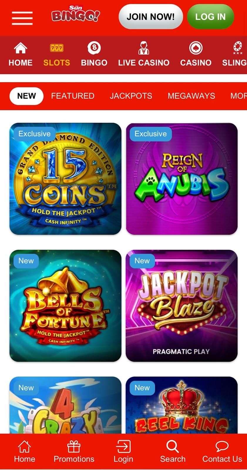 Sun Bingo review | 150 free spins and £50 bonus