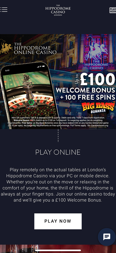 The Hippodrome Online Casino gallery image 4