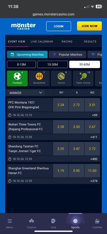 Monster Casino bookmaker review: Everything you need to know