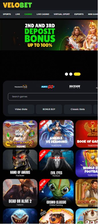 Velobet Casino Review | Get Your Giant Welcome Casino Package