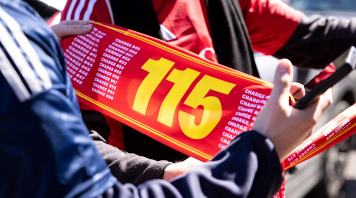 Midnite trolled Man City fans with 500 free ‘115 charges’ scarves given to Man United fans ahead of Manchester derby