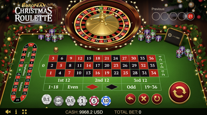 European Christmas Roulette released by Evoplay – features & where to play