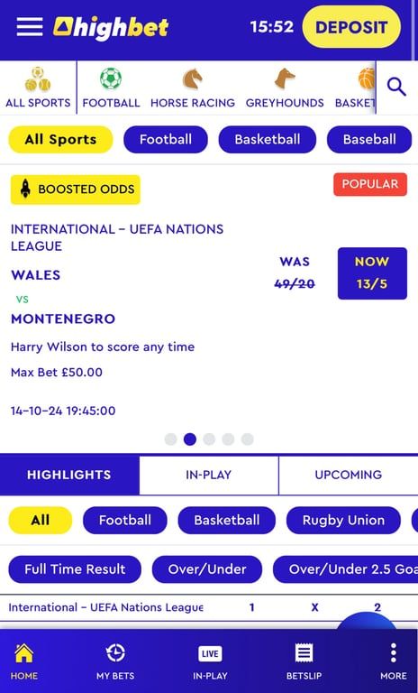 Highbet bookmaker review: Everything you need to know