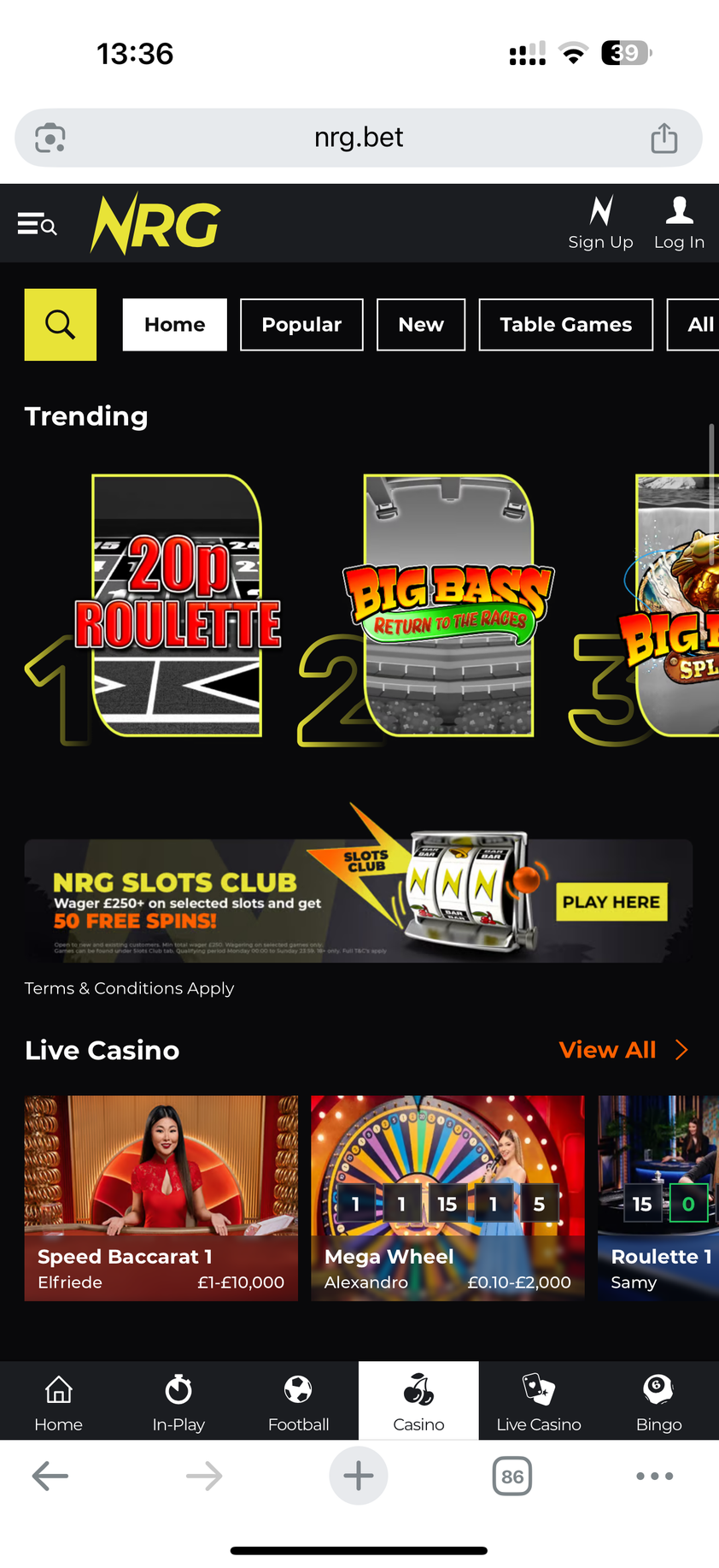NRG casino gallery image 3