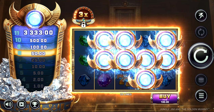 Jungle Jim and the Golden Mummy slot release – features & RTP