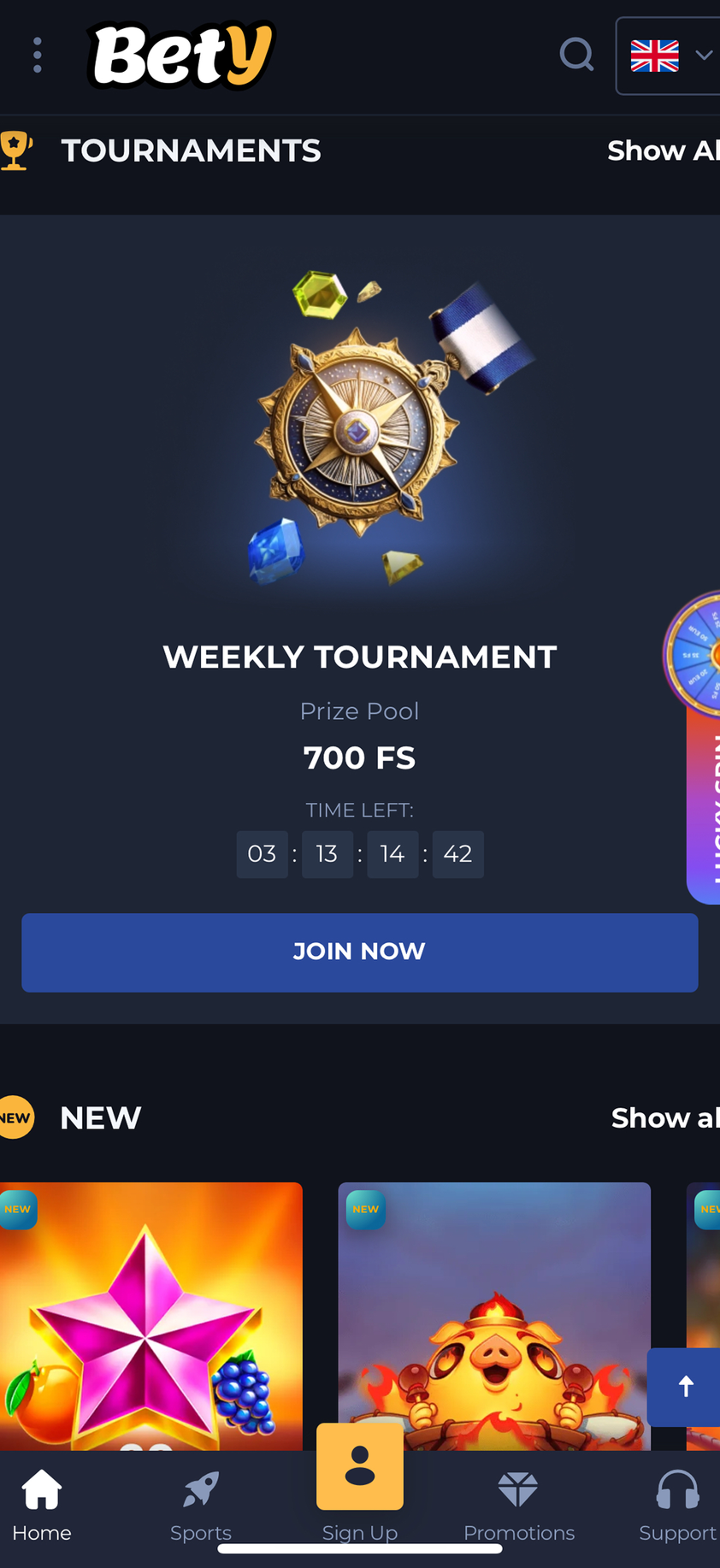 Bety Casino gallery image 3