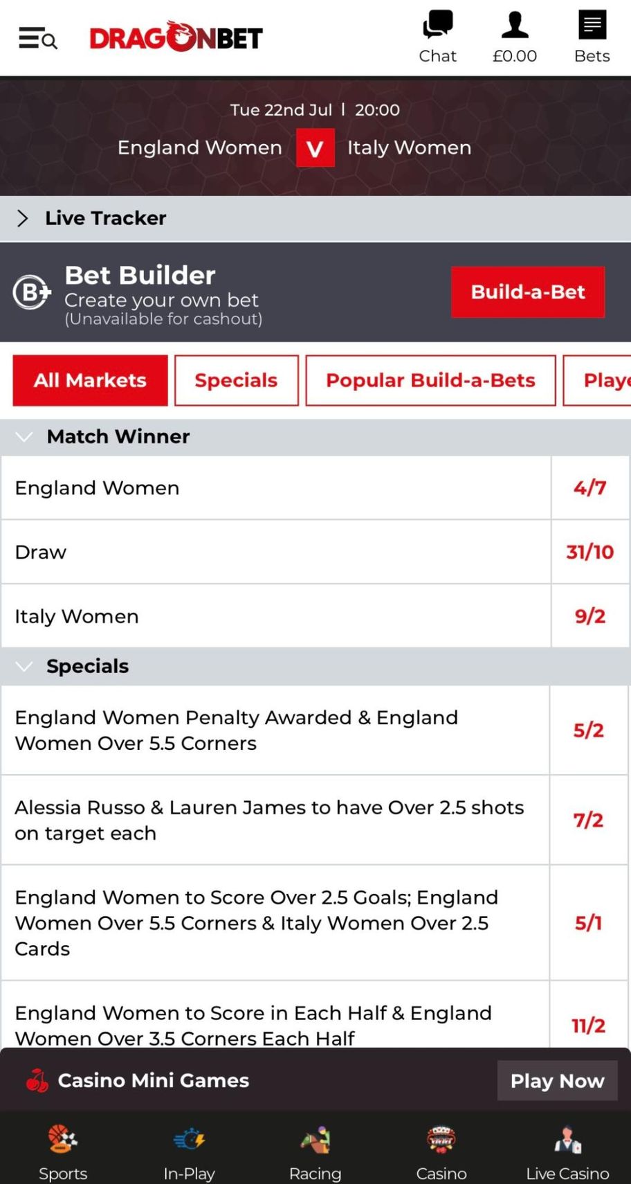 Dragonbet bookmaker review: Everything you need to know