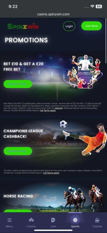 Spinzwin Bet gallery image 4