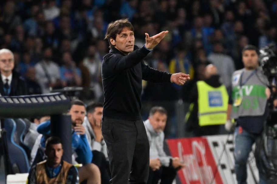 IMAGO Antonio Conte's Napoli side lead Inter Milan by one point going into the final two games of the Serie A season