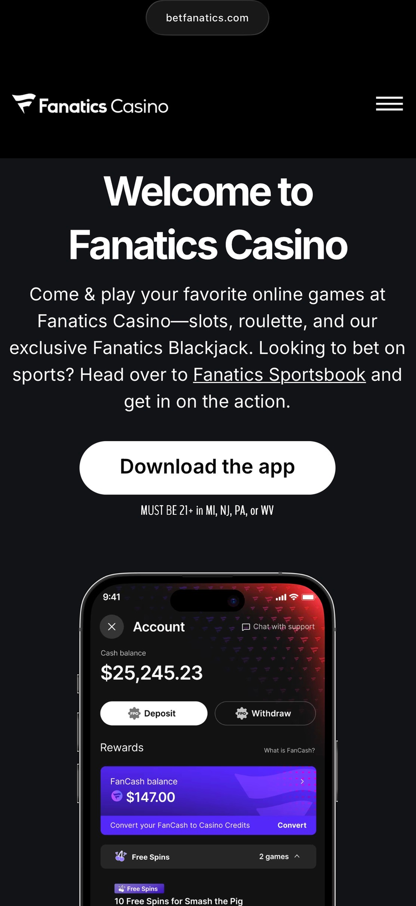 Fanatics Casino gallery image 6