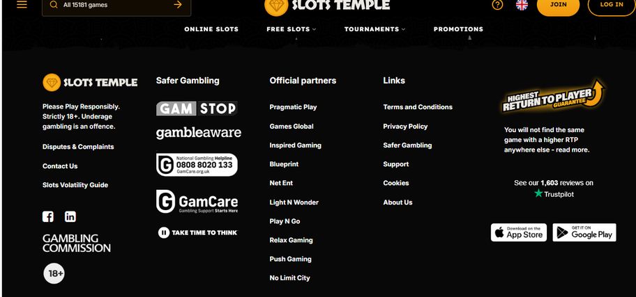 Slots Temple review 2025 | Everything you need to know