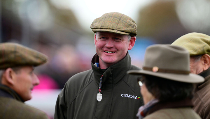 Joe Tizzard talks Ed Quigley through plans for his stable stars