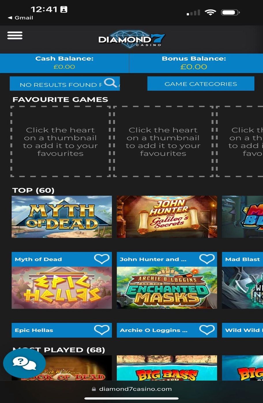 Diamond 7 Casino Review 2025: 100% bonus up to £100 + 100 free spins