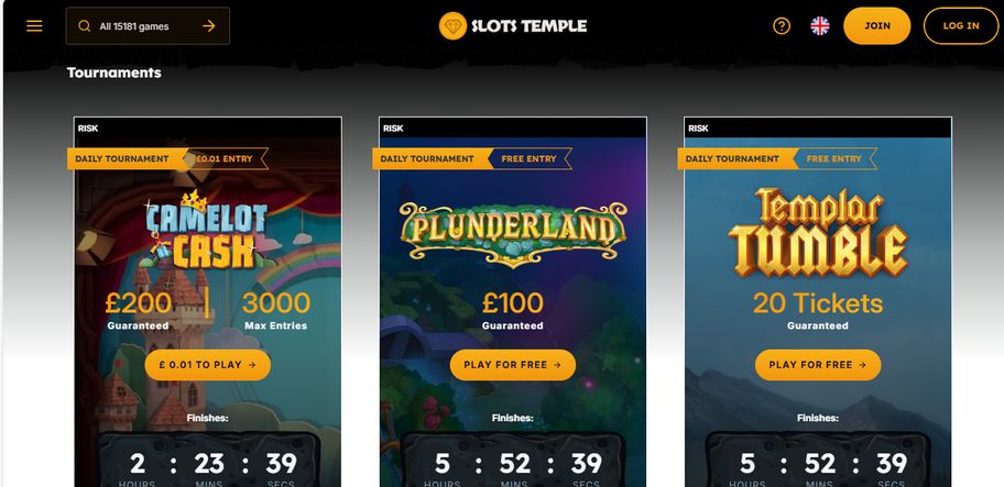 Slots Temple review 2025 | Everything you need to know
