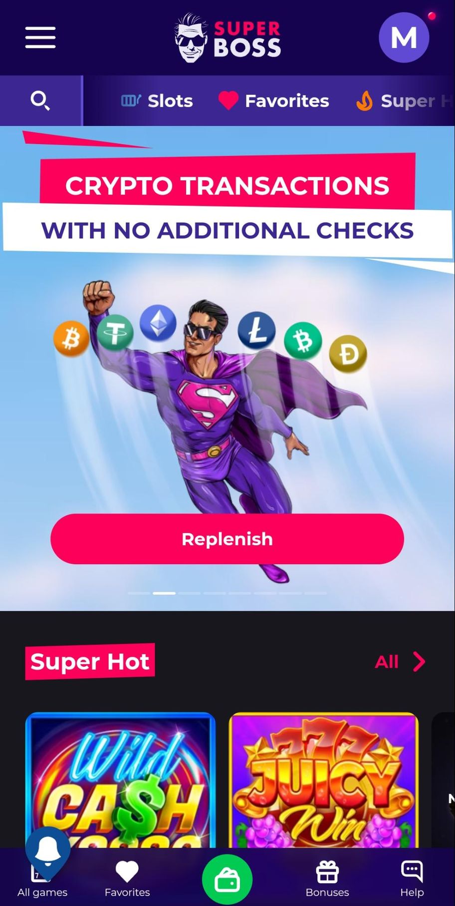 SuperBoss design and interface