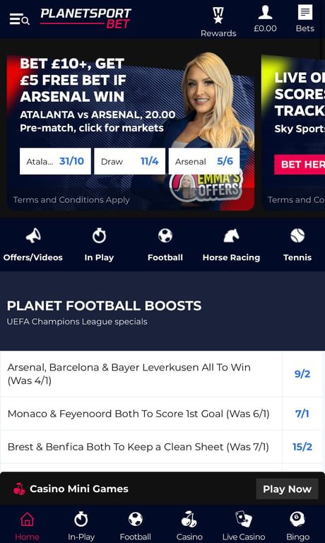 Planet Sport Bet bookmaker review: Everything you need to know