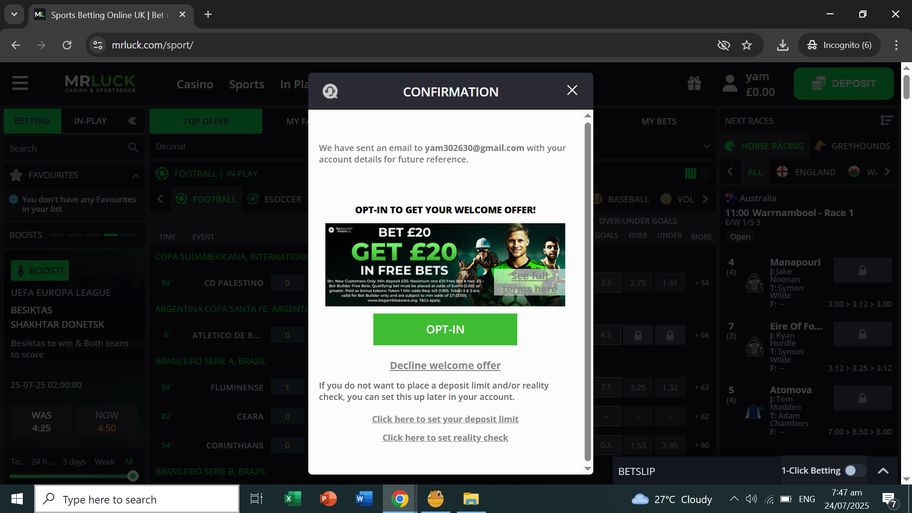 Mr Luck bookmaker review | Everything you need to know