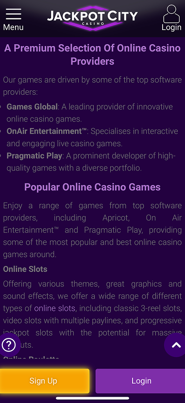 Jackpot City gallery image 4