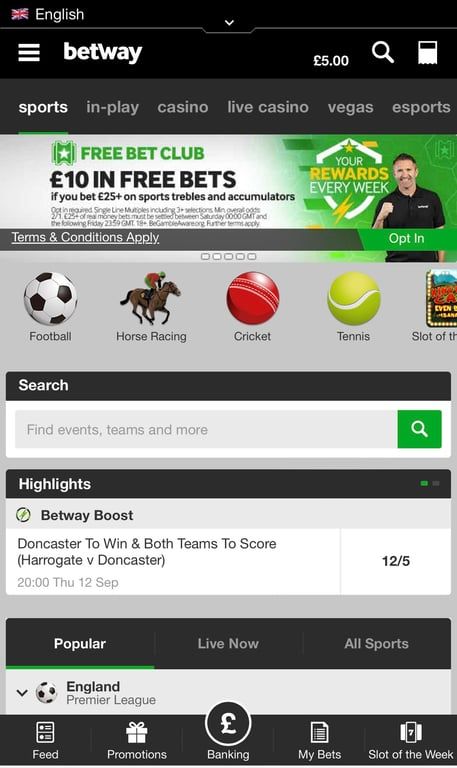 Betway bookmaker review