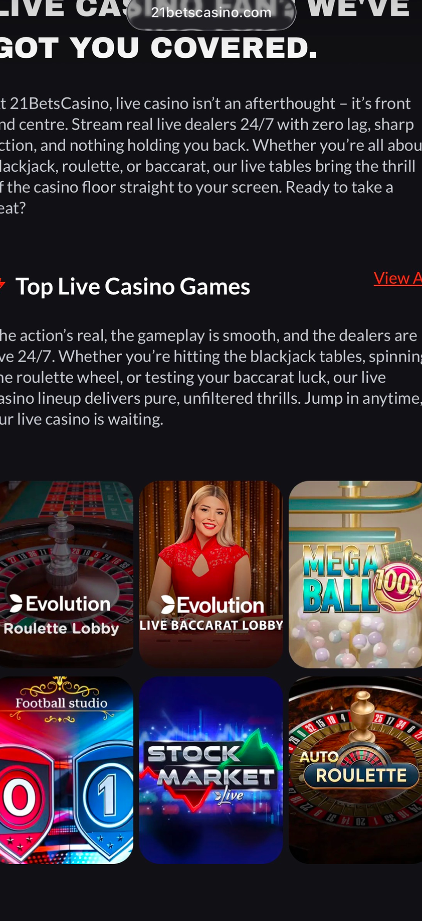 21Bets Casino gallery image 5