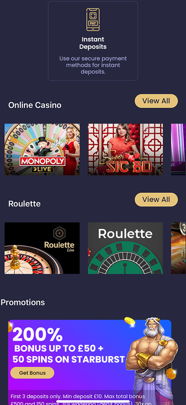 Jackpot Mobile Casino gallery image 4