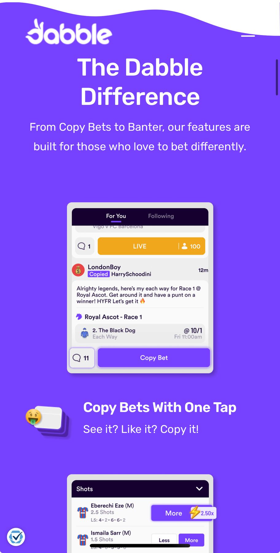 Dabble bookmaker review: Everything you need to know