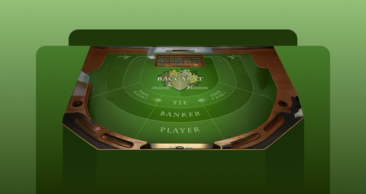Live baccarat and casino poker