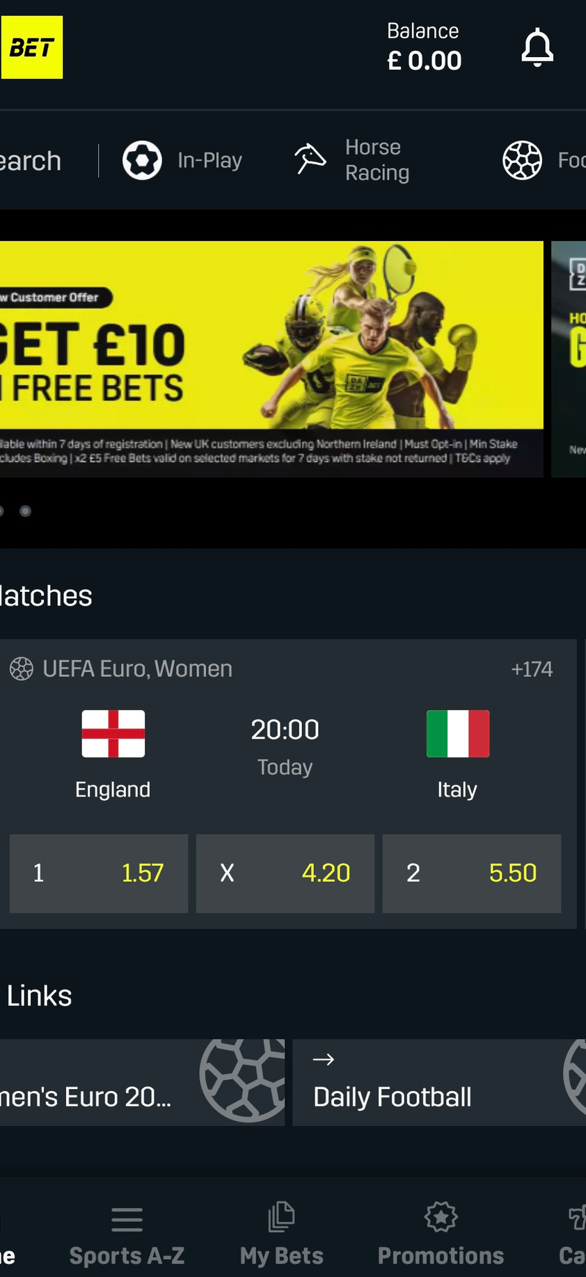 DAZNbet gallery image 1