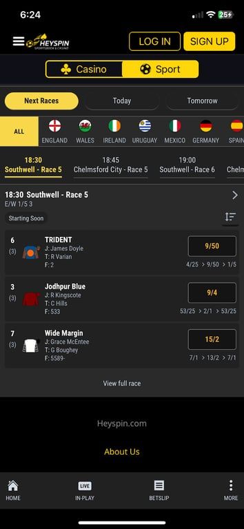 HeySpin bookmaker review: Everything you need to know