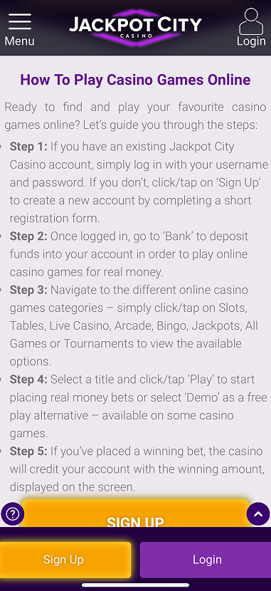 Jackpot City gallery image 5