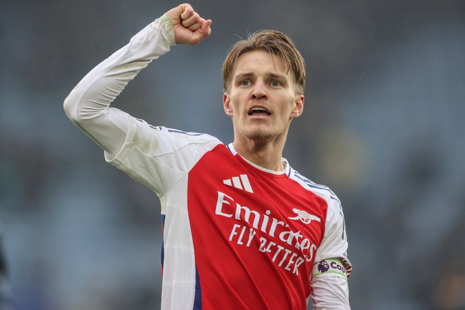 IMAGO Arsenal captain Martin Odegaard will have to lift his teammates for a crucial end to the season