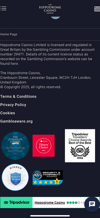 The Hippodrome Online Casino gallery image 6