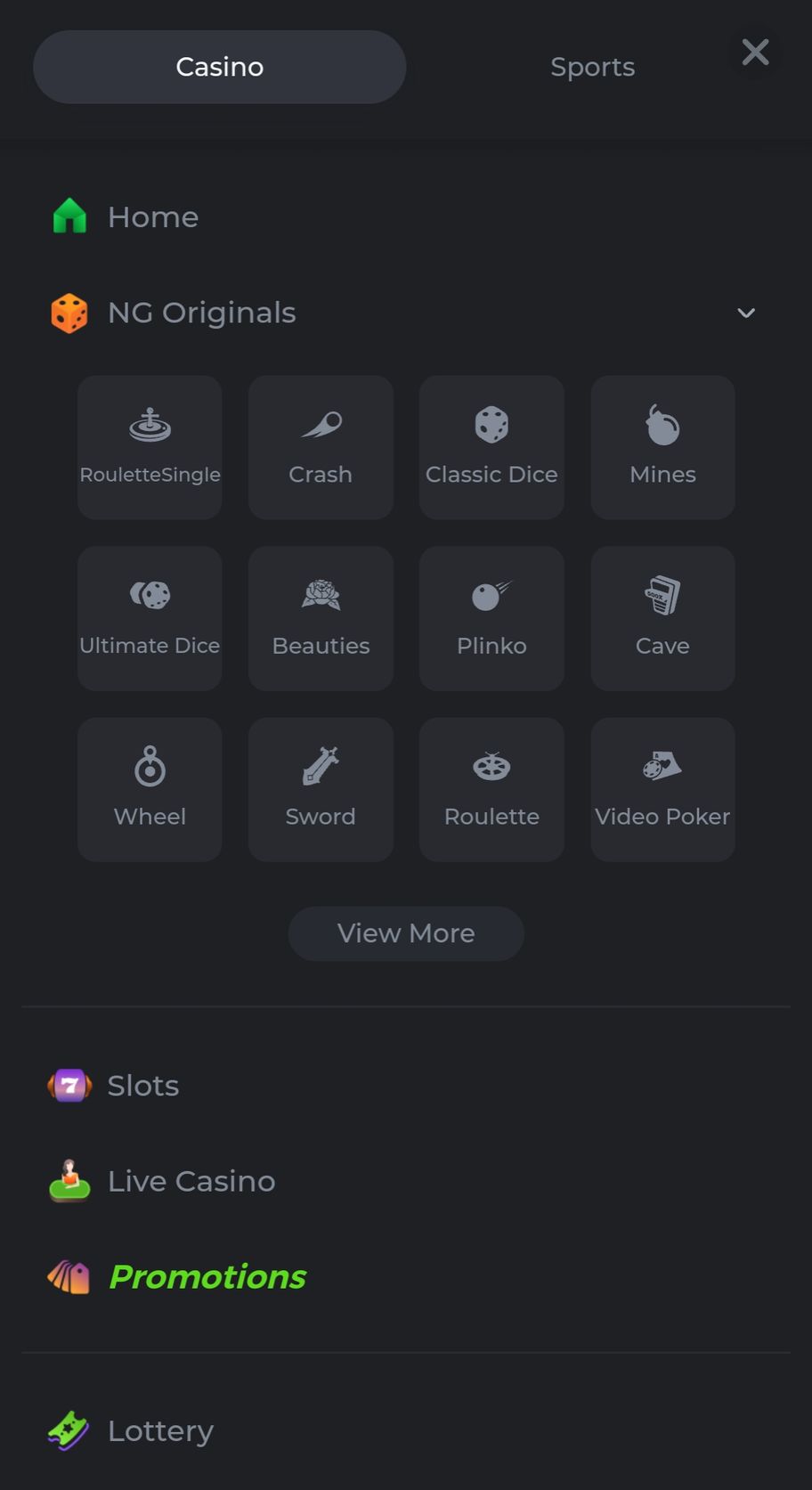 Nanogames interface and design&nbsp;