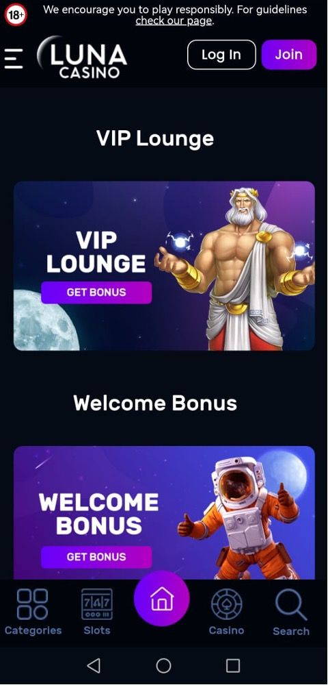 Luna Casino Review: Enjoy 100% up to £50 + 50 free spins