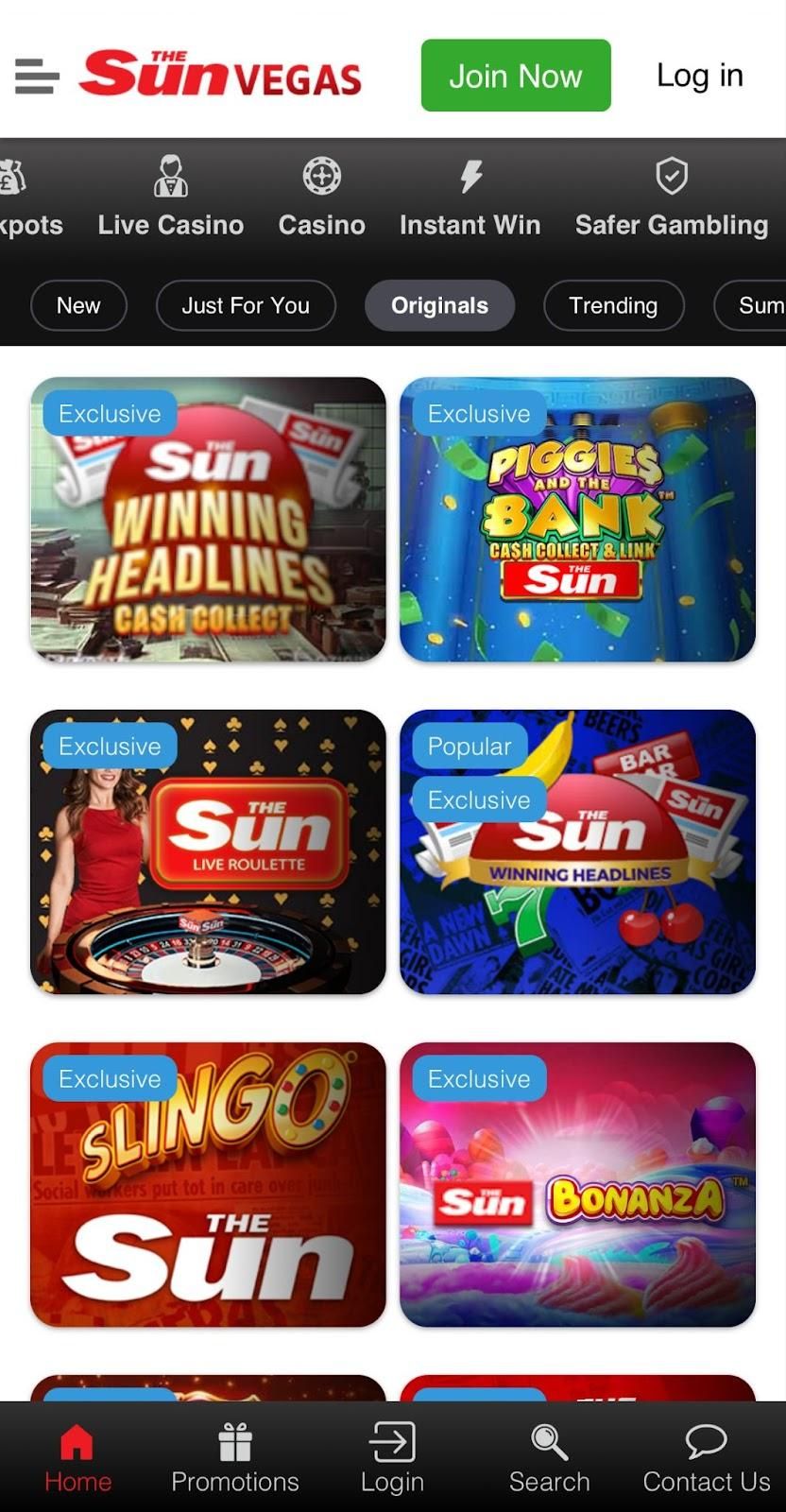The Sun Vegas casino review | 100% deposit match up to £100 and 100 free spins