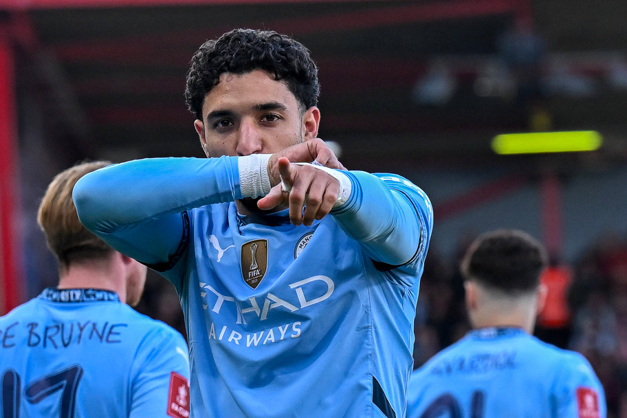 IMAGO Manchester City forward&nbsp;Omar Marmoush should be a serious threat to the Crystal Palace defence