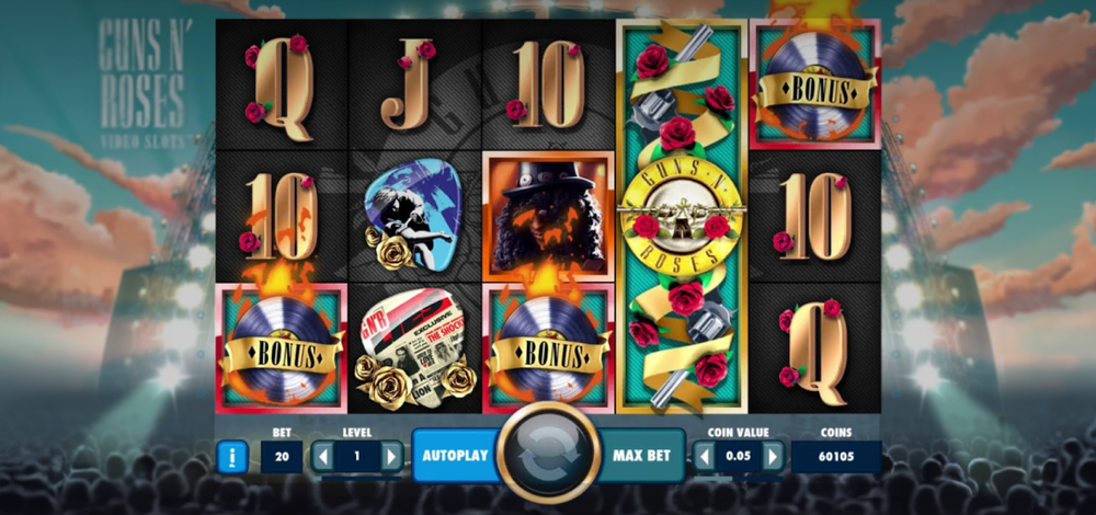 Guns N' Roses by NetEnt