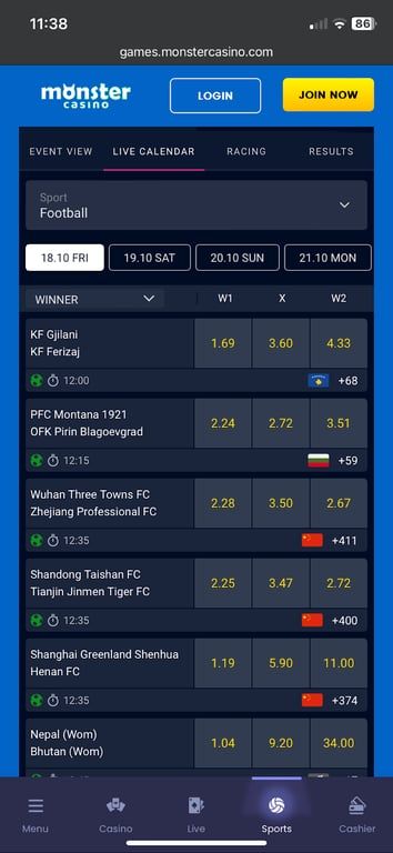 Monster Casino bookmaker review: Everything you need to know