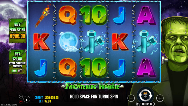 Frightening Frankie slot released – features, RTP & free play demo