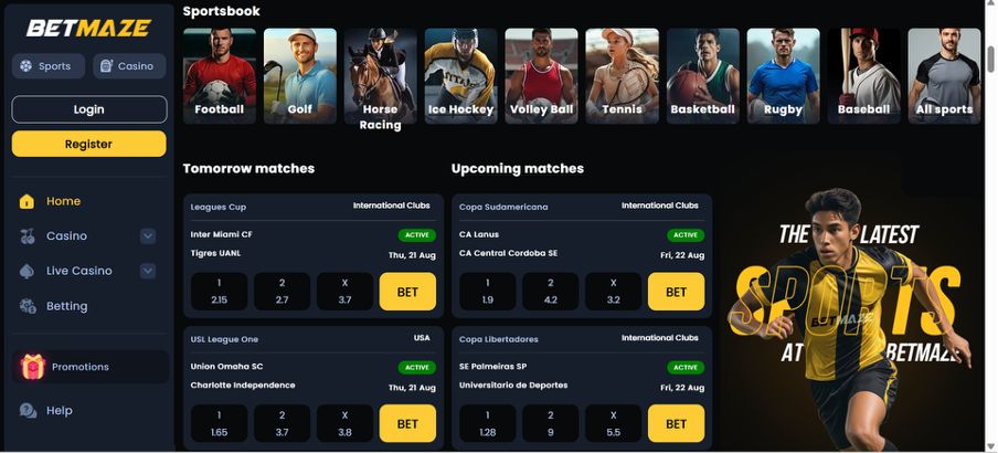 BetMaze Sports Review 2025: Bet £20, Get £20 in Free Bets